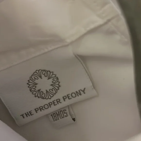 Little English & the Proper Peony - boys 18 months Easter clothes